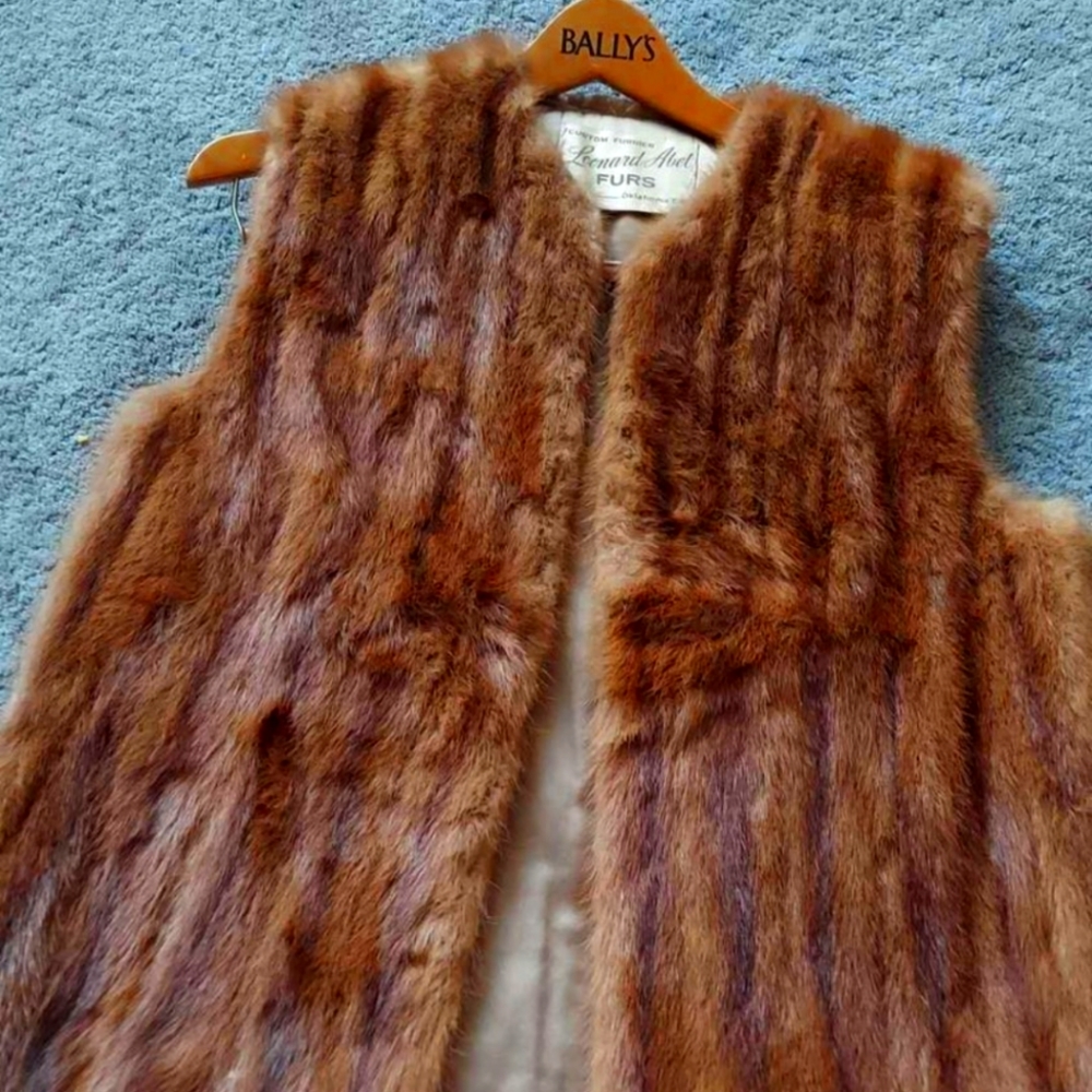Vintage (1960's) Custom Leonard Abel Fur Vest